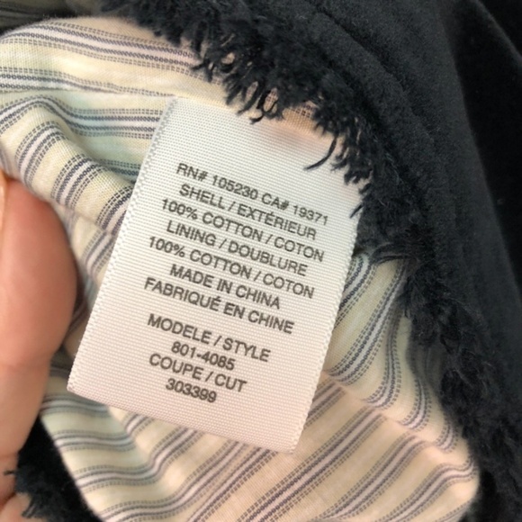 Joie Crushed Velvet Fringe Trim Blazer Lined Jacket - Picture 7 of 8